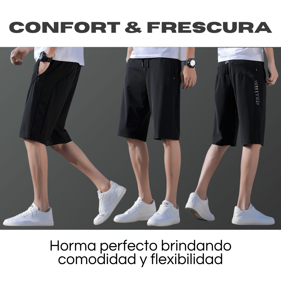 SHORT DEPORTIVO SEDA HELADA